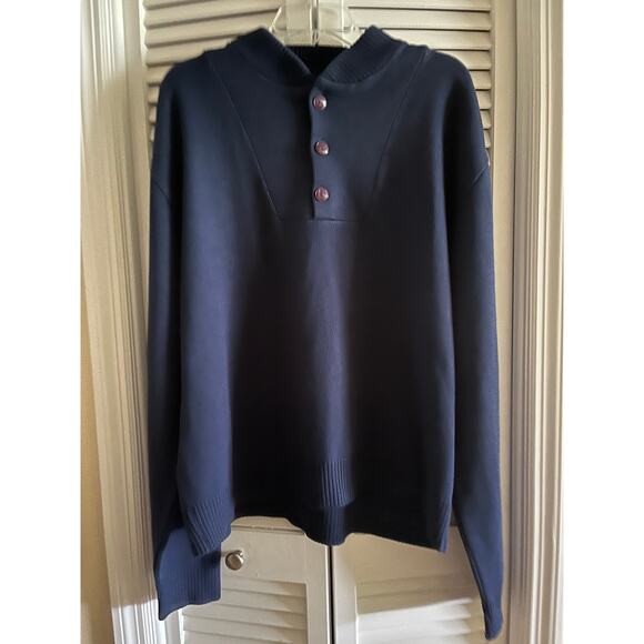 Rare HTF Disney World Castmember Navy Blue Unisex Sweater SzXL - Picture 4 of 13